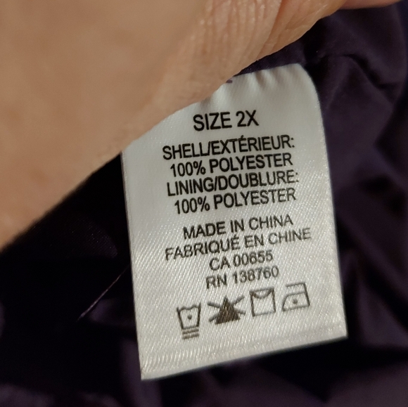 Addition Elle Purple Floral Balloon Sleeve Dress - Picture 13 of 13